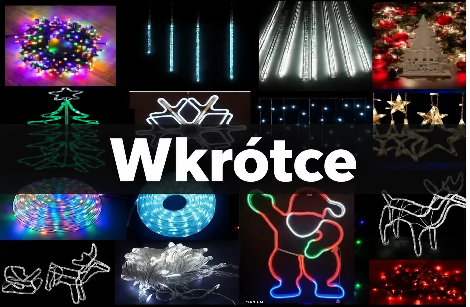 OŚWIETLENIE LED, LAMPKI CHOINKOWE