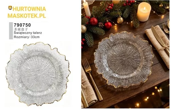 talerze i naczynia świąteczne